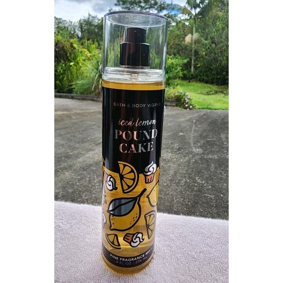 NEW Iced Lemon Pound Cake Fine Fragrance Mist 8 oz Bath & Body Works - Picture 1 of 2